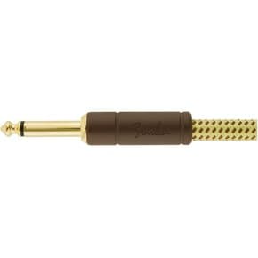 Fender 실드 케이블 Deluxe Series Instrument Cable, StraightAngle, 18.6`, Tweed 08