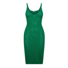 5550871 United Colors of Benetton Knitted Midi Strap Dress