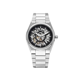 가이거 [공식본사정품] 가이거 GE1228BS 스켈레톤 다이얼 남성 메탈시계