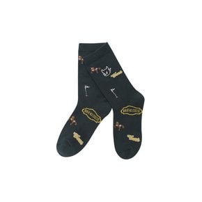 왁[WAAC]골프 (WGLCX24614GRD)Women Pattern Socks