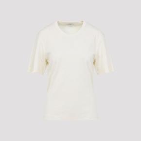 TS0002LJ1016 WH048 LIGHT CREAM Lemaire Ribbed T Shirt
