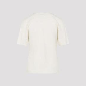TS0002LJ1016 WH048 LIGHT CREAM Lemaire Ribbed T Shirt