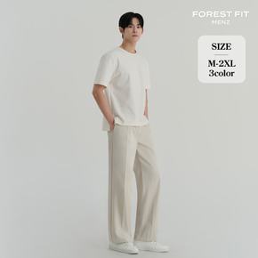남성 밴딩 스판 세미와이드 팬츠 (MP2606)