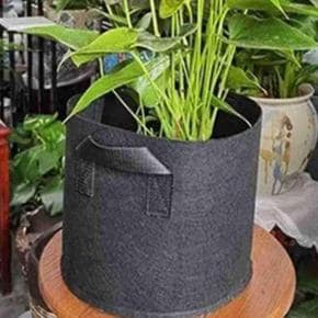 실내용 부직포 원형 화분 화초 채소 재배 용기 원예화분 소형채소화분