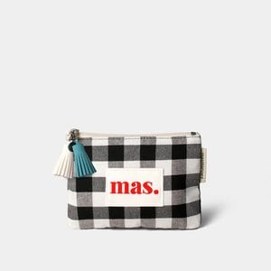 마스마룰즈 Basic pouch _ 체크블랙 [Check Black]