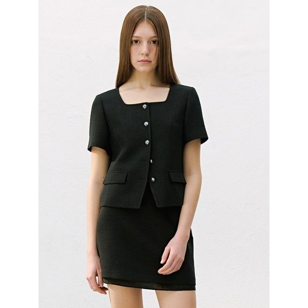 Summer Tweed Jacket  Black (KE6511M055)