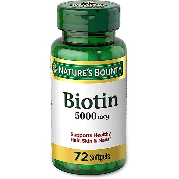 네이쳐스 바운티 비오틴 Natures Bounty Biotin 5000mcg 72소프트젤 2개
