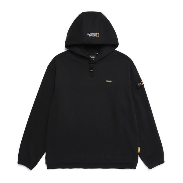 [여주점] N251UHD090 하이브리드 세미오버핏 후디 CARBON BLACK