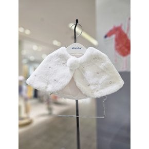 [압소바 돌외출복선물] 마리에 퍼 케이프 AZ726203(24FW)(IVORY)