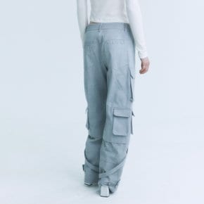 PROUVE Denim Cargo Pants_Gray