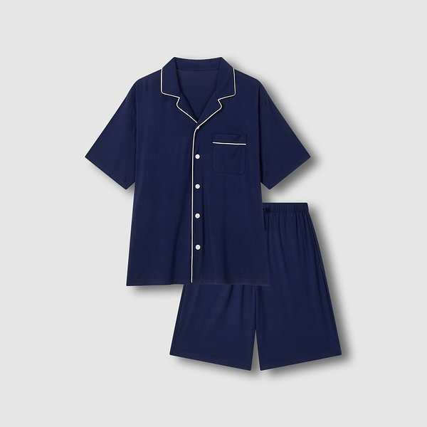 남 JAJU AIR 냉감 5부 파자마 세트 J216201181056