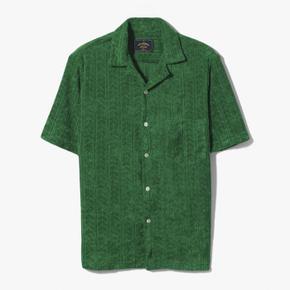 포루투기스 플란넬 반팔셔츠 BEACH CLUB SHIRT GREEN  PFD1M40004A91