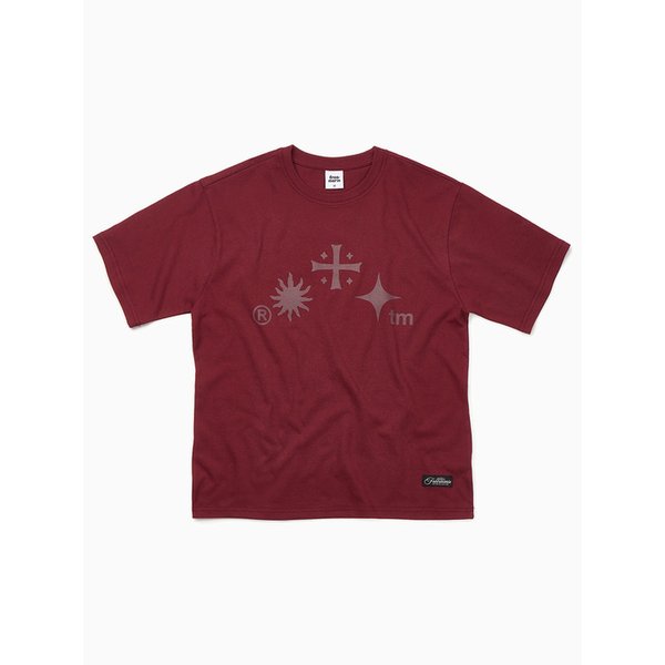 트리니티 심볼 티셔츠 [버건디]