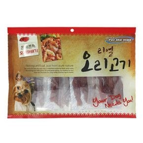 강아지육포간식 강아지 리얼 쫀득 오리 꽈배기 300g 1P 반려견 간식