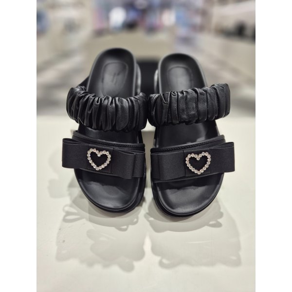 [여주점] Ribbon point slipper(black)_DW2AM26010BLK