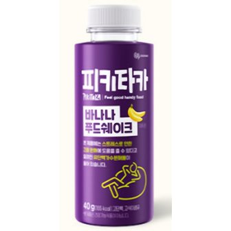 청정원 PIKITAKA 바나나 푸드쉐이크 40g(1개)소비기한 26년 1월 20일