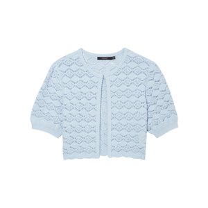 질스튜어트뉴욕 [Summer Knit] 짜임패턴 코튼혼방 반팔 오픈 가디건 JSSW4B240