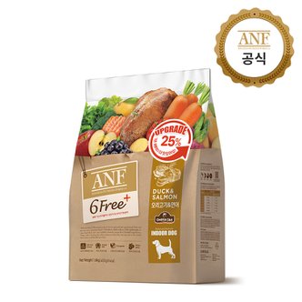 ANF 식스프리 플러스 강아지 사료 오리/연어 1.6kg