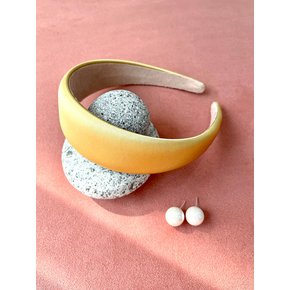 BAROQUE BOLD HEADBAND MUSTARD