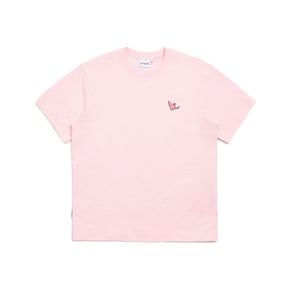 엔젤 와펜 반팔 티셔츠 - L/PINK Z265UST020