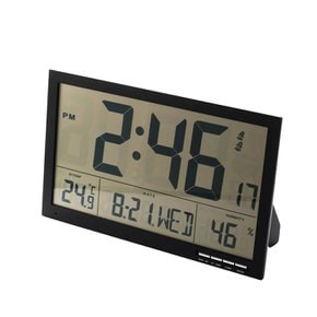 F811 디지털 LCD 탁상 벽시계 36cm