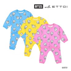 BT21 패턴상하 쿠키PINK YELLOW BLUE  07Q023041_P348957561