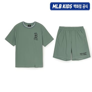MLB키즈 (백화점 공식)25SS 아웃도어 스트릿 티셔츠세트  7AS1B0153-43KAM
