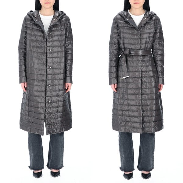 [부산점] [스크래치 상품] h_PI002021D 12017Z 9480 에르노 구스다운 벨트 후드 롱패딩 트렌치 롱패딩