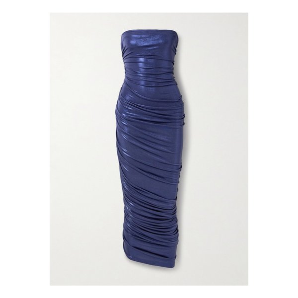 노마카말리 다이애나 스트랩리스 루시드 어시메트릭 스트레치 미디 원피스 1647597338960091