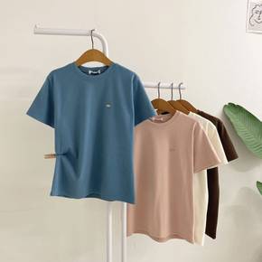 / 맘밍 양기모 펜던트 반팔 라운드 티셔츠(4color)