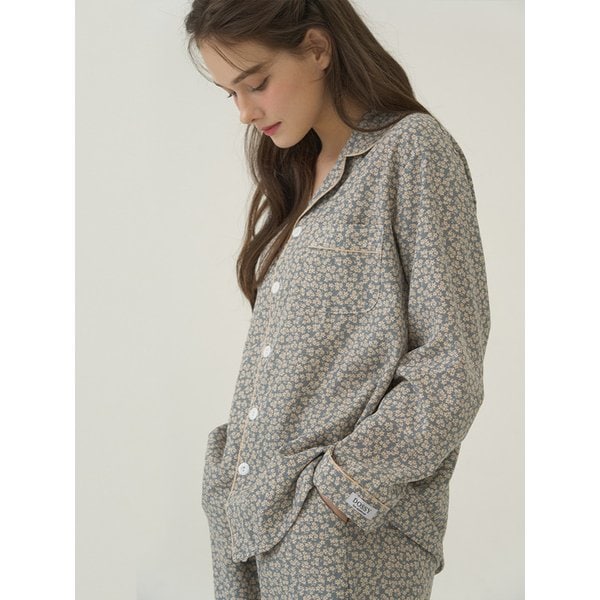 실크핏 제인 긴팔 커플 잠옷 세트