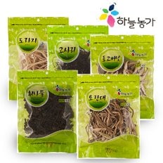 [하늘농가]국산 건나물세트 1호(건고사리70g,건취나물70g,건토란대70g,건도라지50g,건표고버섯(S/L)70g)