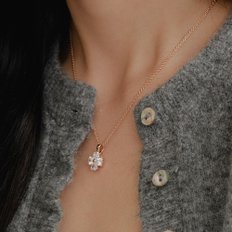 24F/W N430 LUCKY CLOVER NECKLACE