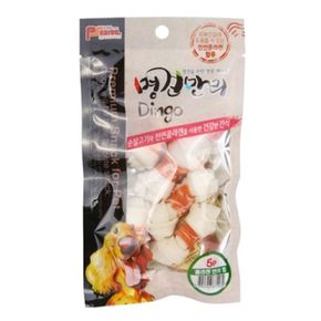 명견만리 연어말이껌 반려견 간식 5개입 강아지 개껌 덴탈껌 연어