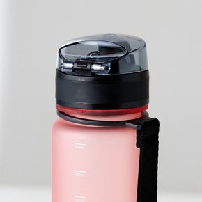 UZSPACE 트라이탄 물병 벨벳 보틀 핑크 500ml