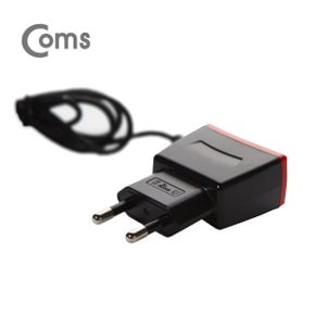 [SR2097]Coms G POWER 가정용 5V/2A 충전기 1.2M/블랙