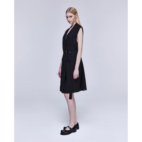 [파주점] [송지오우먼]송지오 카라리스 원피스 자켓 블랙 WH2OP309BK