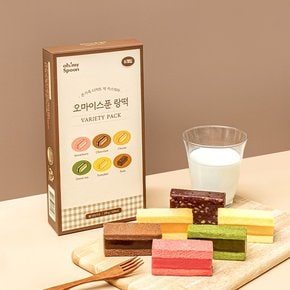 오마이스푼 랑떡 버라이어티팩 6종 235g 냉동/ 온가족 디저트 떡카스테라