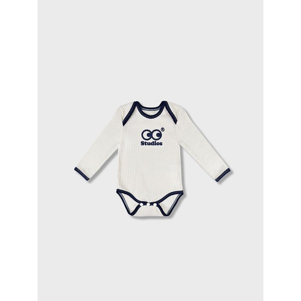 올록볼록 루크루크 아이코닉 바디수트 아이보리+네이비