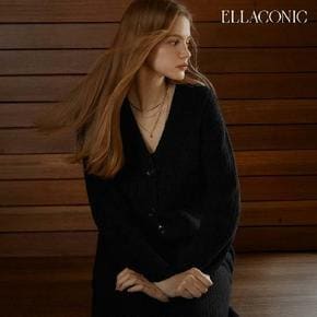 [런칭가129,000원→4만원 ↓] 엘라코닉 ITALY얀 캐시울 혼방  하찌 니트 코트