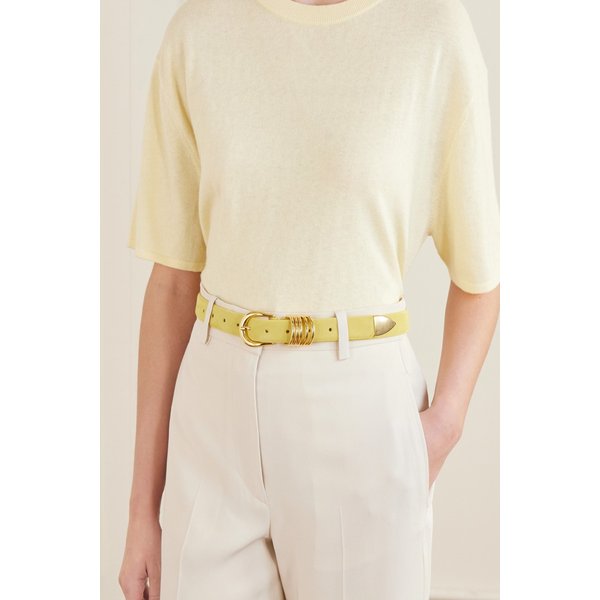 디앙슈 2.5cm 홀리호크 스웨이드 벨트 옐로우 46376663163081527