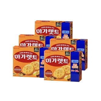 너만아는과자점 롯데제과 마가렛트 오리지널 대용량 실속패키지 660g x 5개