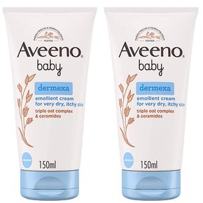 아비노 베이비 더멕사 이몰리언트 크림 Aveeno Baby Dermexa Emollient Cream 150ml 2개