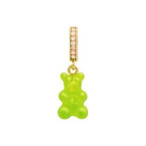 노스탤지어 베어 큐빅 펜던트 라임 NOSTALGIABEAR PAVE LIME