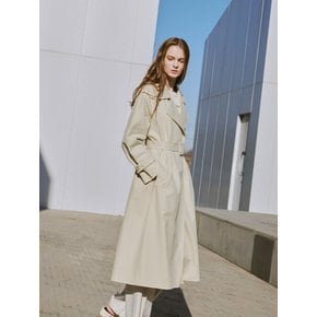 Classic no button trench coat