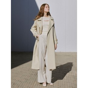 Classic no button trench coat