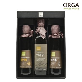 [ORGA] 참기름 들기름 어간장 선물세트 (1box)