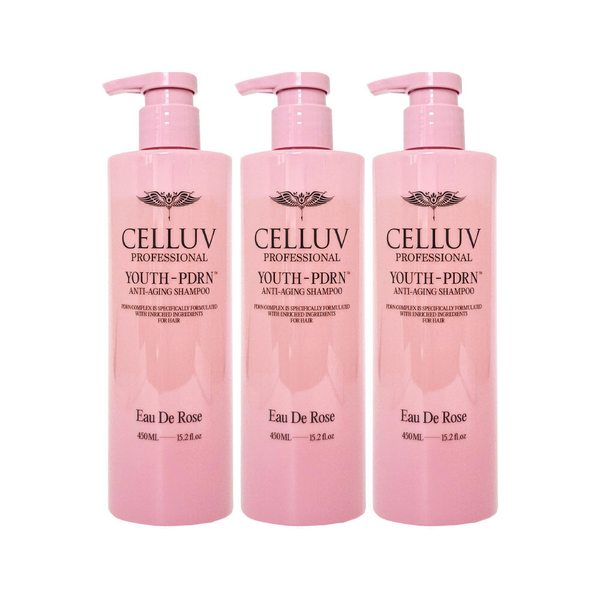 셀럽 프로페셔널 유스 PDRN 샴푸 450ml 3개 오드 뮤게 / 로즈 / 프리지아 향
