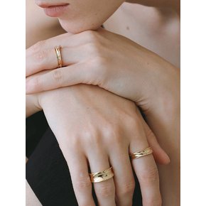 SAND DUNE RING (S) - GOLD