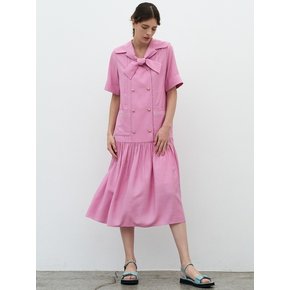 SAILOR FLAER DRESS_PINK